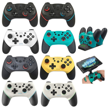 For Switch/ Switch OLED/Switch Lite Bluetooth Handle 6-axis Wireless Gamepad(Yellow) by bashfashion