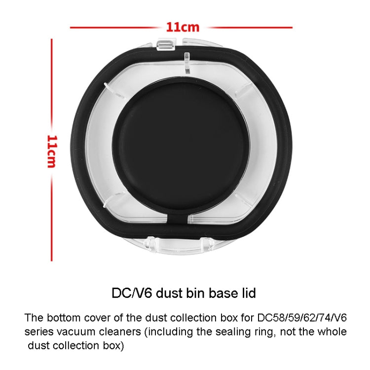For Dyson V6 Dust Bin Base Lid Vacuum Cleaner Replacement Accessories by bashfashion