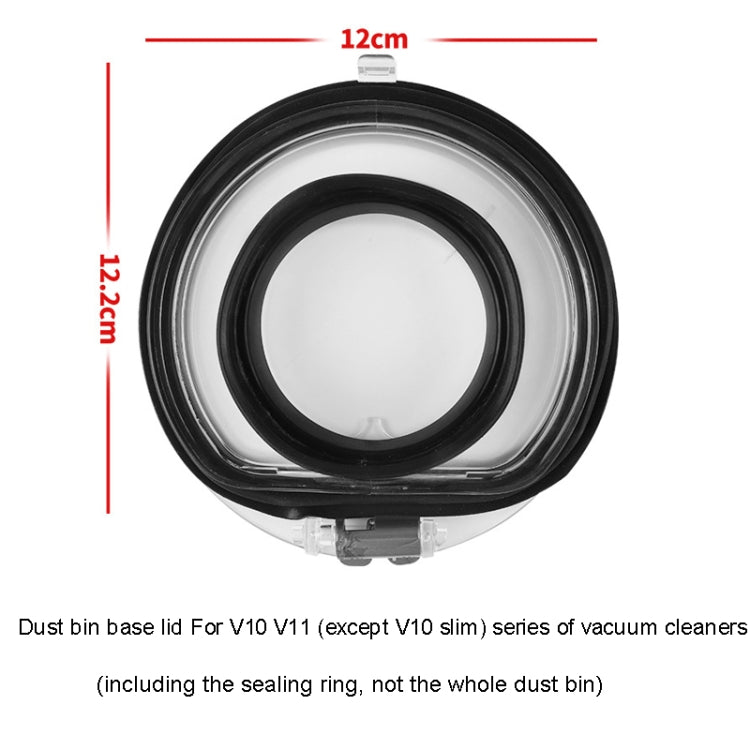 For Dyson V10 V11 Dust Bin Base Lid Vacuum Cleaner Replacement Accessories by bashfashion