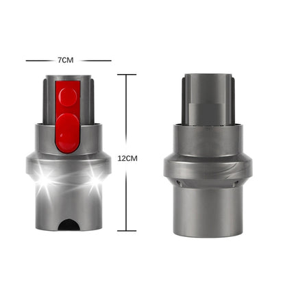 For Dyson V7 V8 V10 V11 V15 Vacuum Cleaner Suction Head Adapter with LED Light by bashfashion