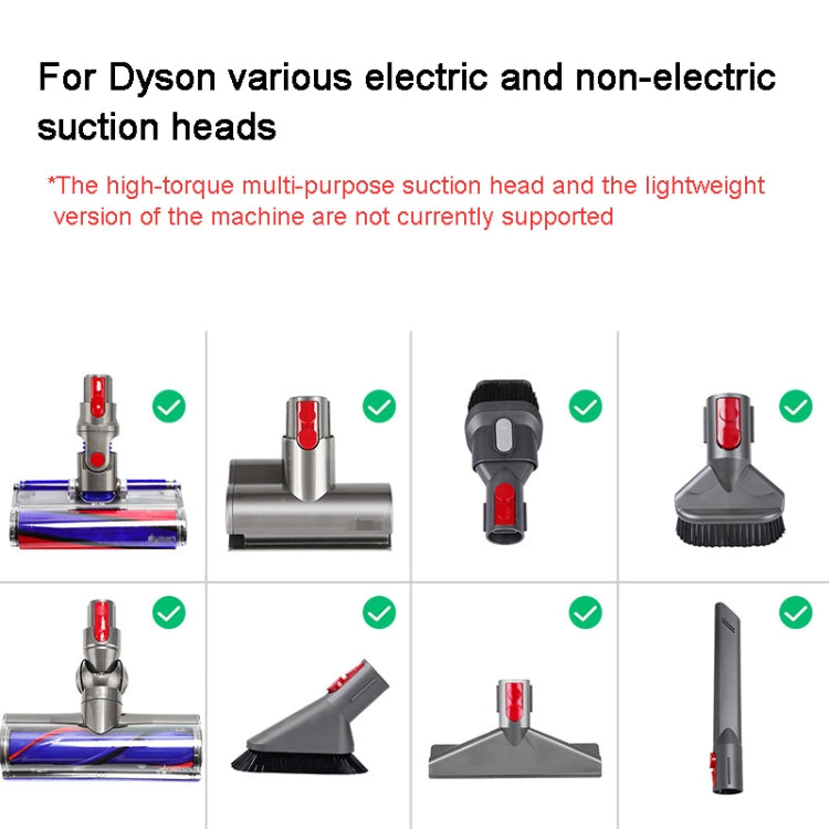 For Dyson V7 V8 V10 V11 V15 Vacuum Cleaner Suction Head Adapter with LED Light by bashfashion