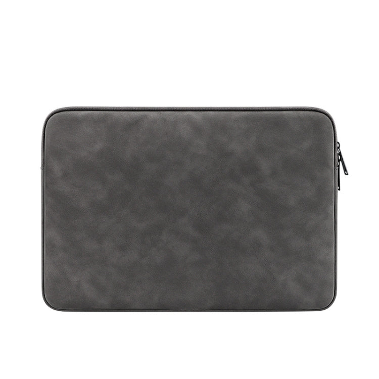 ND12 Lambskin Laptop Lightweight Waterproof Sleeve Bag, Size: 13.3 inches(Deep Gray) by bashfashion