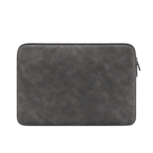 ND12 Lambskin Laptop Lightweight Waterproof Sleeve Bag, Size: 13.3 inches(Deep Gray) by bashfashion