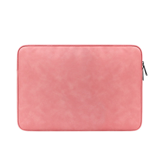 ND12 Lambskin Laptop Lightweight Waterproof Sleeve Bag, Size: 13.3 inches(Pink) by bashfashion