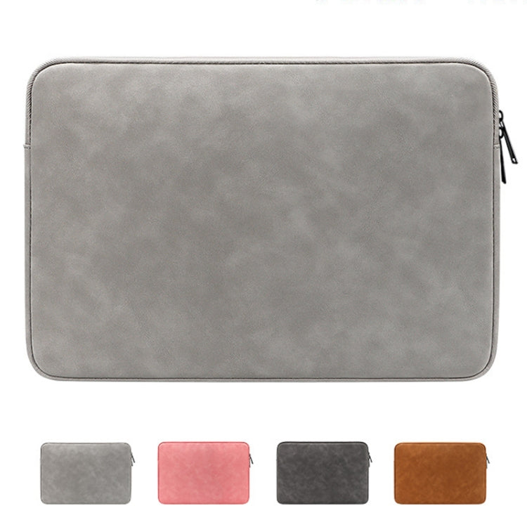 ND12 Lambskin Laptop Lightweight Waterproof Sleeve Bag, Size: 13.3 inches(Pink) by bashfashion