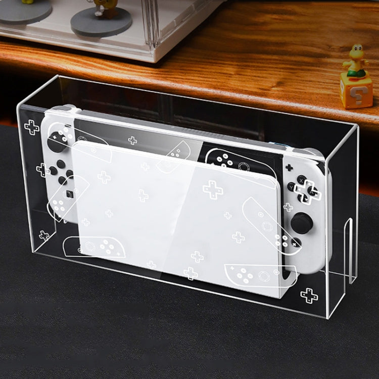 035 for Nintendo Switch/Oled Game Console Display Dustproof Cover, Spec: Handle by bashfashion