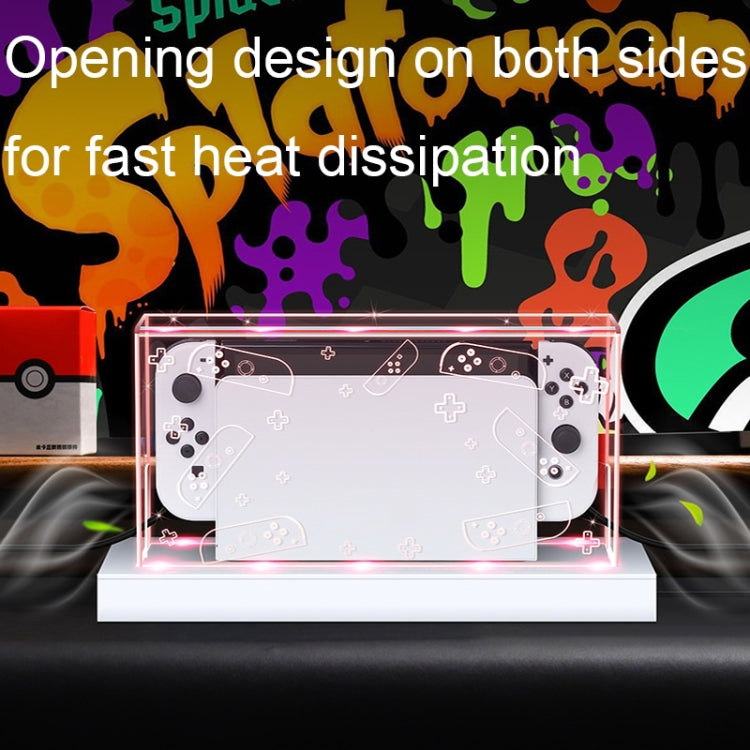 035 for Nintendo Switch/Oled Game Console Display Dustproof Cover, Spec: Handle by bashfashion