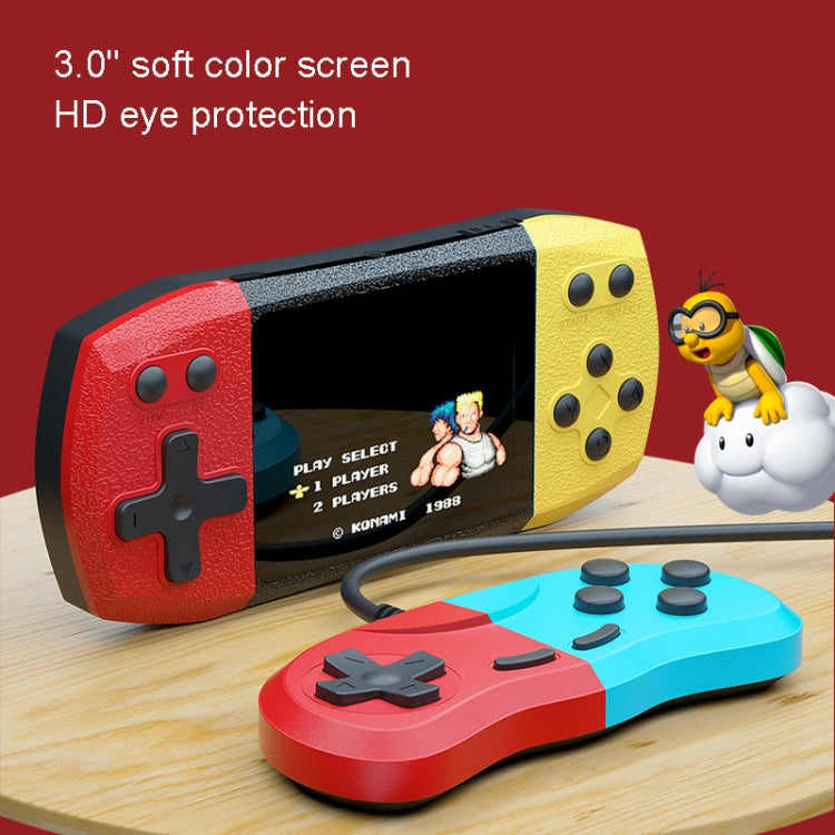 F1 3 Inch Horizontal Screen 620 In 1 Large Screen Pocket Console, Style: Single Player Red Blue by bashfashion
