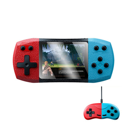 F1 3 Inch Horizontal Screen 620 In 1 Large Screen Pocket Console, Style: Double Player Red Blue by bashfashion