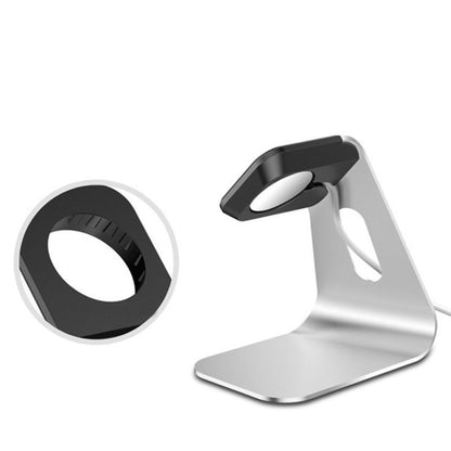 Z65 For Apple Watch Charging Stand Aluminum Alloy Desktop Display Stand(Black) by bashfashion