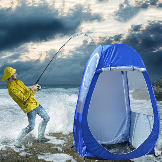 ZL-8802 Outdoor Rainproof and Sunshade Foldable Fishing Single Tent with Dual Window(Royal Blue) by bashfashion