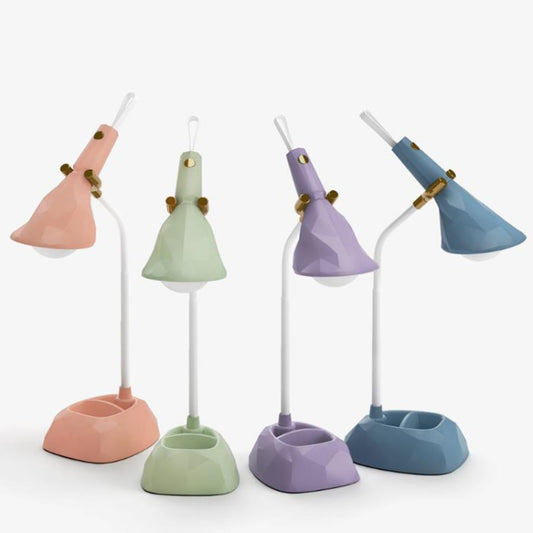 Base Removable Diamond Desk Lamp USB Charging 3-speed Color Temperature Night Light(301-2 Green) by bashfashion