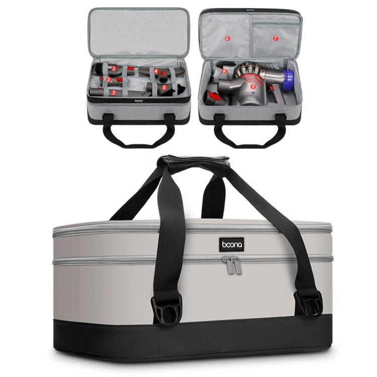 Baona BN-DS009 For Dyson Mite Removal Instrument Multifunctional Vacuum Cleaner Storage Bag, Fabric: Leather by Baona