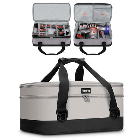 Baona BN-DS009 For Dyson Mite Removal Instrument Multifunctional Vacuum Cleaner Storage Bag, Fabric: Leather by Baona