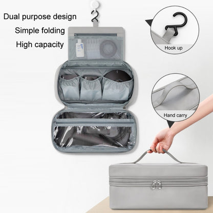 Baona BN-DS006 for Dyson Airwrap Multifunctional PU Leather Storage Bag(Grey) by Baona