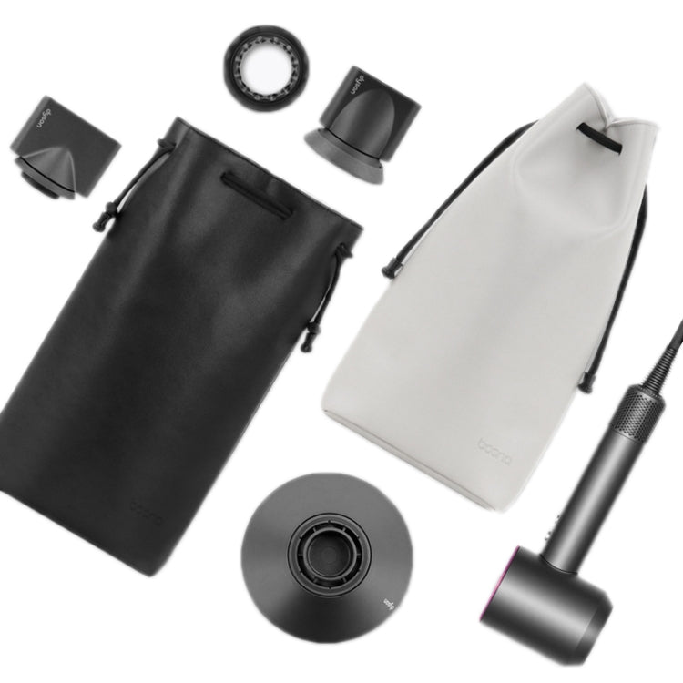 Baona DS-003 for Dyson Hair Dryer Complete Accessories PU Storage Bag(Black) by Baona