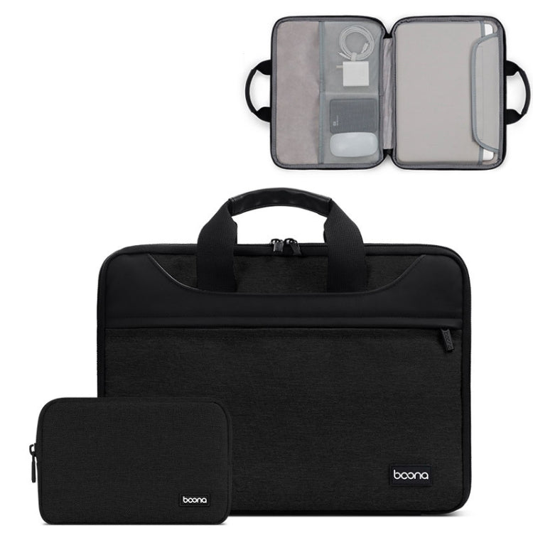 Baona BN-I003 Oxford Cloth Full Open Portable Waterproof Laptop Bag, Size: 13/13.3 inches(Black+Power Bag) by Baona