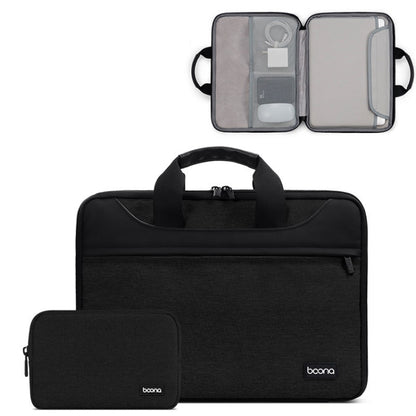 Baona BN-I003 Oxford Cloth Full Open Portable Waterproof Laptop Bag, Size: 13/13.3 inches(Black+Power Bag) by Baona