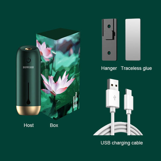 Timed Automatic Spray Air Purification Diffuser, Single Machine, No Essential Oil(2.0 Forest Green) by bashfashion