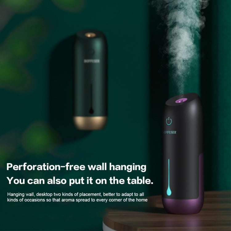 Timed Automatic Spray Air Purification Diffuser, Single Machine, No Essential Oil(2.0 Purple) by bashfashion