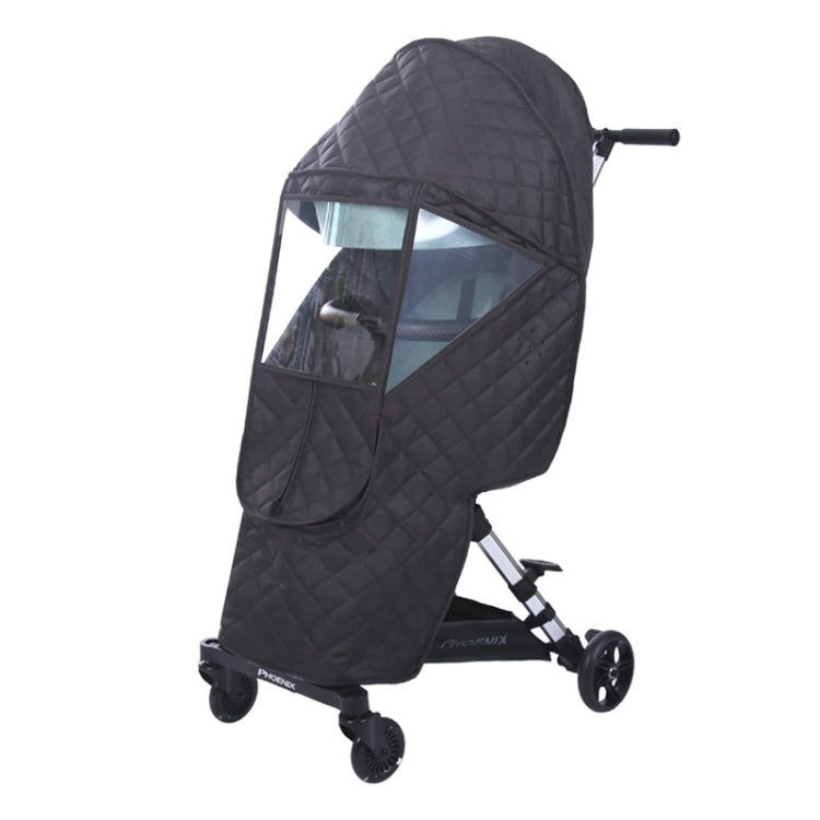 Universal Stroller Windshield and Warm Cover Deep Gray Rain Cover by bashfashion