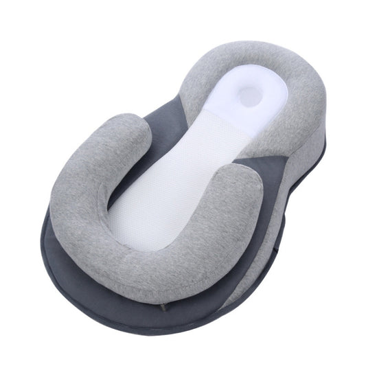 Baby Breastfeeding Pillow Lying Feeding Baby Anti-spitting Milk Slope Pad(Gray) by bashfashion