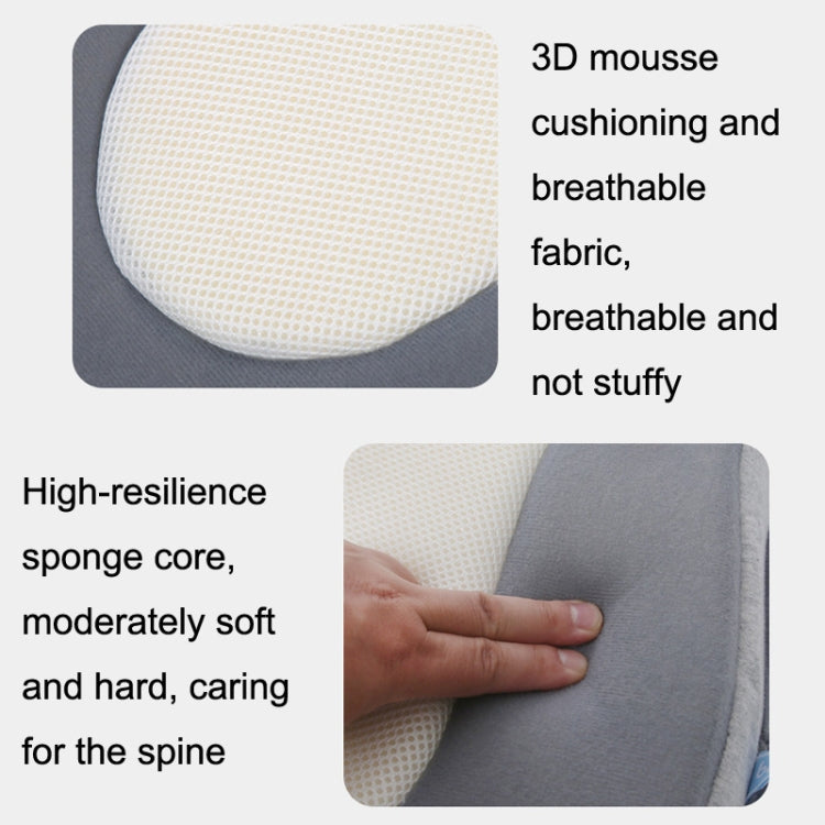 Baby Breastfeeding Pillow Lying Feeding Baby Anti-spitting Milk Slope Pad(Gray) by bashfashion