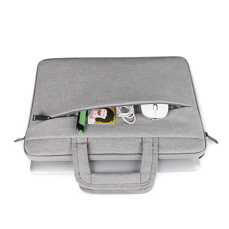 ST03 Waterproof Laptop Storage Bag Briefcase Multi-compartment Laptop Sleeve, Size: 14.1-15.4 inches(Pink) by bashfashion