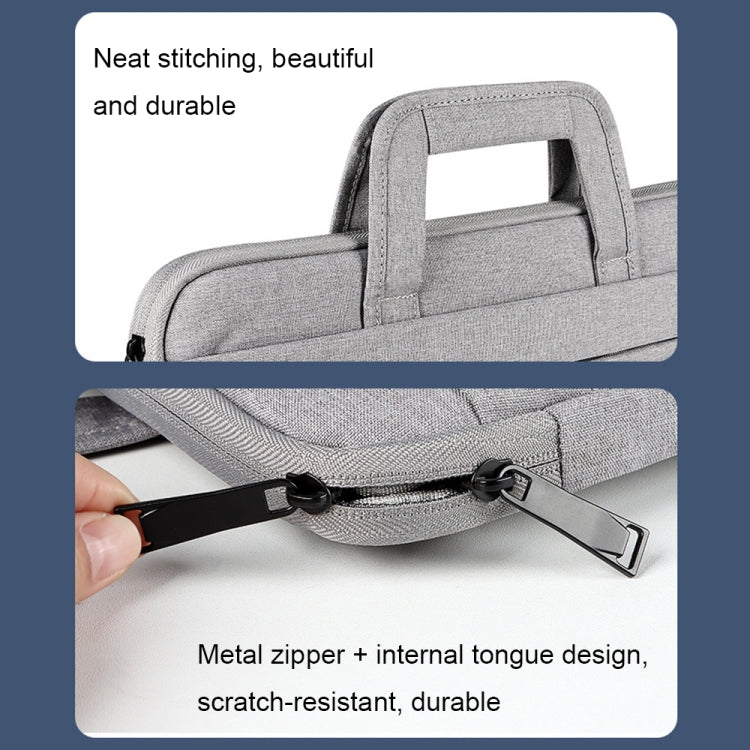 ST03 Waterproof Laptop Storage Bag Briefcase Multi-compartment Laptop Sleeve, Size: 15.6 inches(Pink) by bashfashion