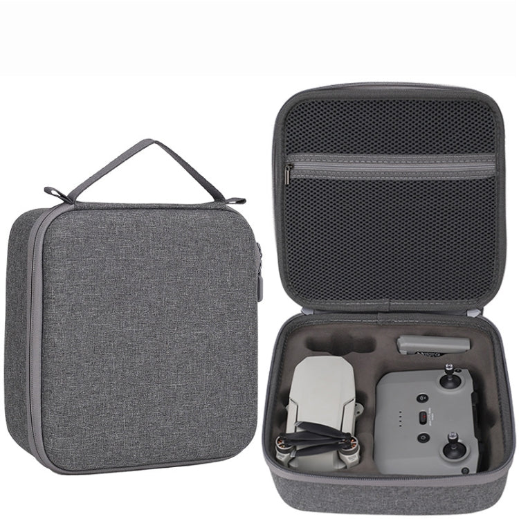 For DJI Mavic Mini 2 Dual Battery Storage Bag Handheld Protective Case(Light Grey) by bashfashion