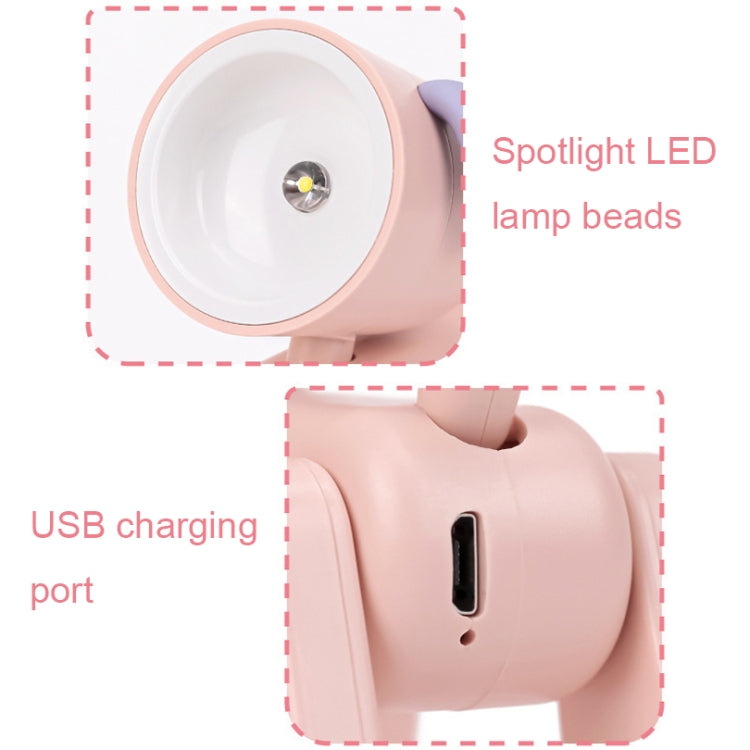 Rechargeable DIY Cartoon Night Light Desktop Ornament Mini Table Lamp(Puppy Yellow) by bashfashion