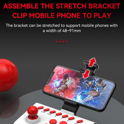 Y01 Bluetooth Wireless 2.4G Joystick Gamepad(White Red) by ANBERNIC