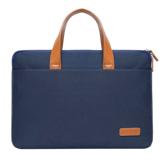 For MacBook 13.3-14 Inches MAHOO 10188 Ultra-Thin Hand Computer Bag Messenger Laptop Bag, Color: Dark Blue by bashfashion