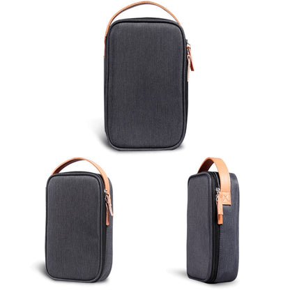 Power Data Cable Storage Bag Digital Mobile Hard Disk Protective Cover , Size: Small (Gray) by bashfashion