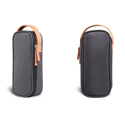 Power Data Cable Storage Bag Digital Mobile Hard Disk Protective Cover , Size: Medium (Gray) by bashfashion