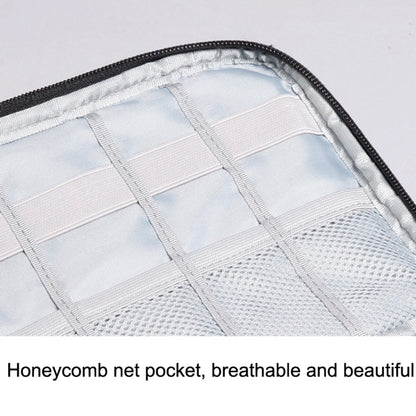 Power Data Cable Storage Bag Digital Mobile Hard Disk Protective Cover , Size: Medium (Gray) by bashfashion