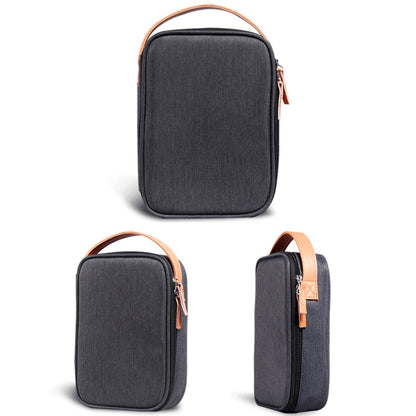 Power Data Cable Storage Bag Digital Mobile Hard Disk Protective Cover , Size: Large (Gray) by bashfashion