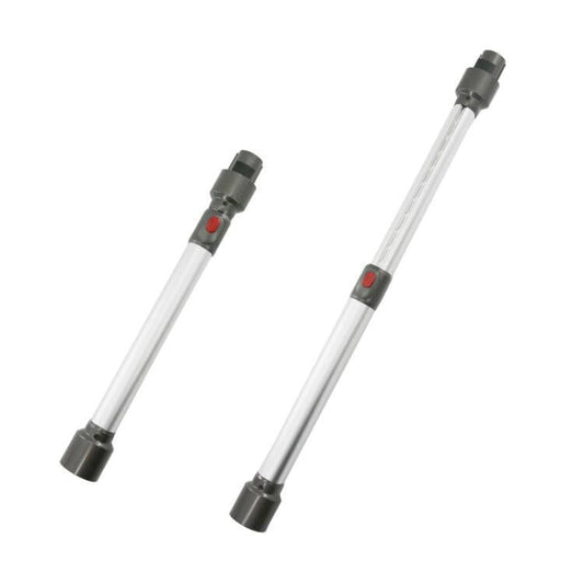 For Dyson V7 V8 V10 V11 V15 Vacuum Cleaner Telescopic Rod Metal Extension Tube(Silver) by bashfashion