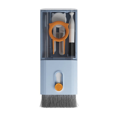 Q6S 10-in-1 Bluetooth Headphone Cleaning Pen Mobile Computer Keyboard Screen Digital Camera Cleaning Kit(Blue) by bashfashion