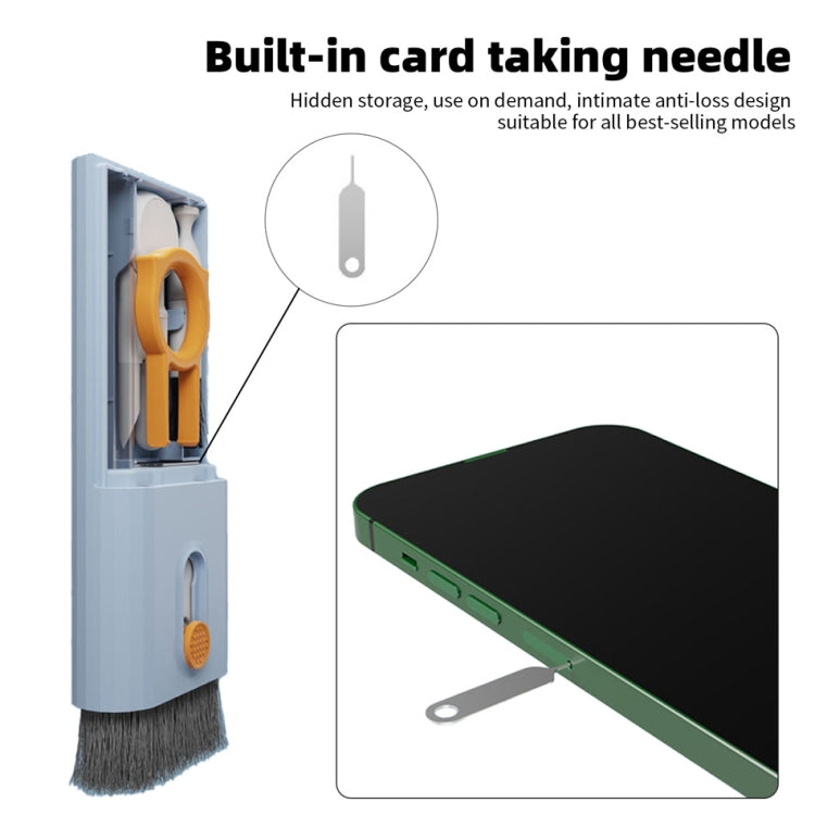 Q6S 10-in-1 Bluetooth Headphone Cleaning Pen Mobile Computer Keyboard Screen Digital Camera Cleaning Kit(Black) by bashfashion