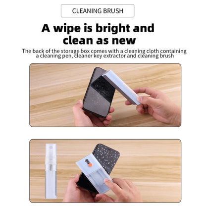 Q6S 10-in-1 Bluetooth Headphone Cleaning Pen Mobile Computer Keyboard Screen Digital Camera Cleaning Kit(Black) by bashfashion