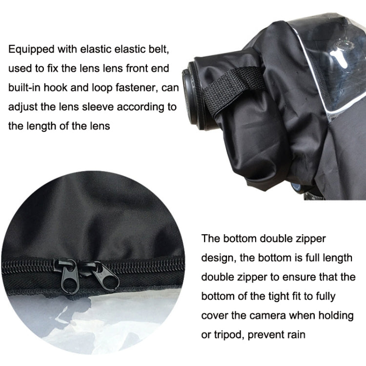For 5D3 / D800 SLR Camera Rain Cover Photography Camera Raincoat Medium Telephoto Lens Rain Cover by bashfashion
