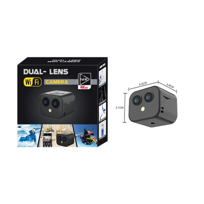 D3 HD 4K Dual Lens Wifi Camera Mobile Phone Wireless Remote Two Way Intercourse Monitoring Camera by bashfashion