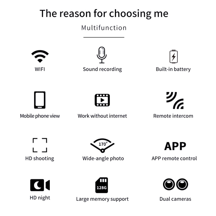 D3 HD 4K Dual Lens Wifi Camera Mobile Phone Wireless Remote Two Way Intercourse Monitoring Camera by bashfashion