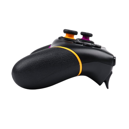For Nintendo Switch Pro Wireless Bluetooth Handle with Macro Programming & Somatosensory Wake-up(Purple Orange) by bashfashion