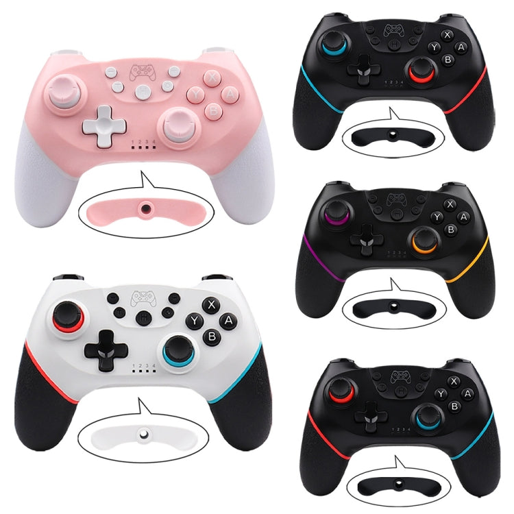 For Nintendo Switch Pro Wireless Bluetooth Handle with Macro Programming & Somatosensory Wake-up(Black Red Blue) by bashfashion