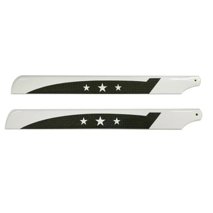 Carbon Fiber 325mm Paddle Blade 3D Propeller for 450 Helicopter Accessories by bashfashion