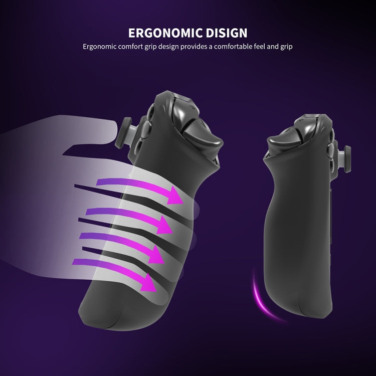 For Steam Deck JYS-SD012 Game Console All-inclusive Protective Case + Detachable Cover Set with Bracket(Black) by bashfashion