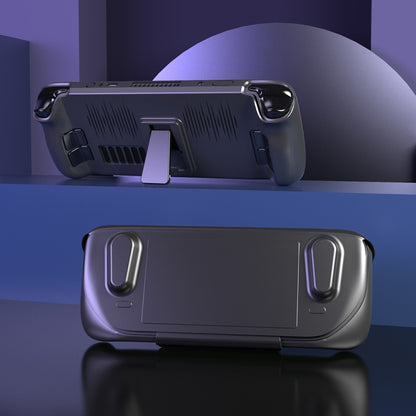 For Steam Deck JYS-SD012 Game Console All-inclusive Protective Case + Detachable Cover Set with Bracket(Black) by bashfashion