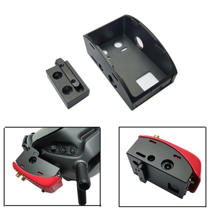 For DJI FPV Goggles V1 V2 Receiver Module 3.0 & 3.0 Plus Mount Holder Protector Case Cover by bashfashion